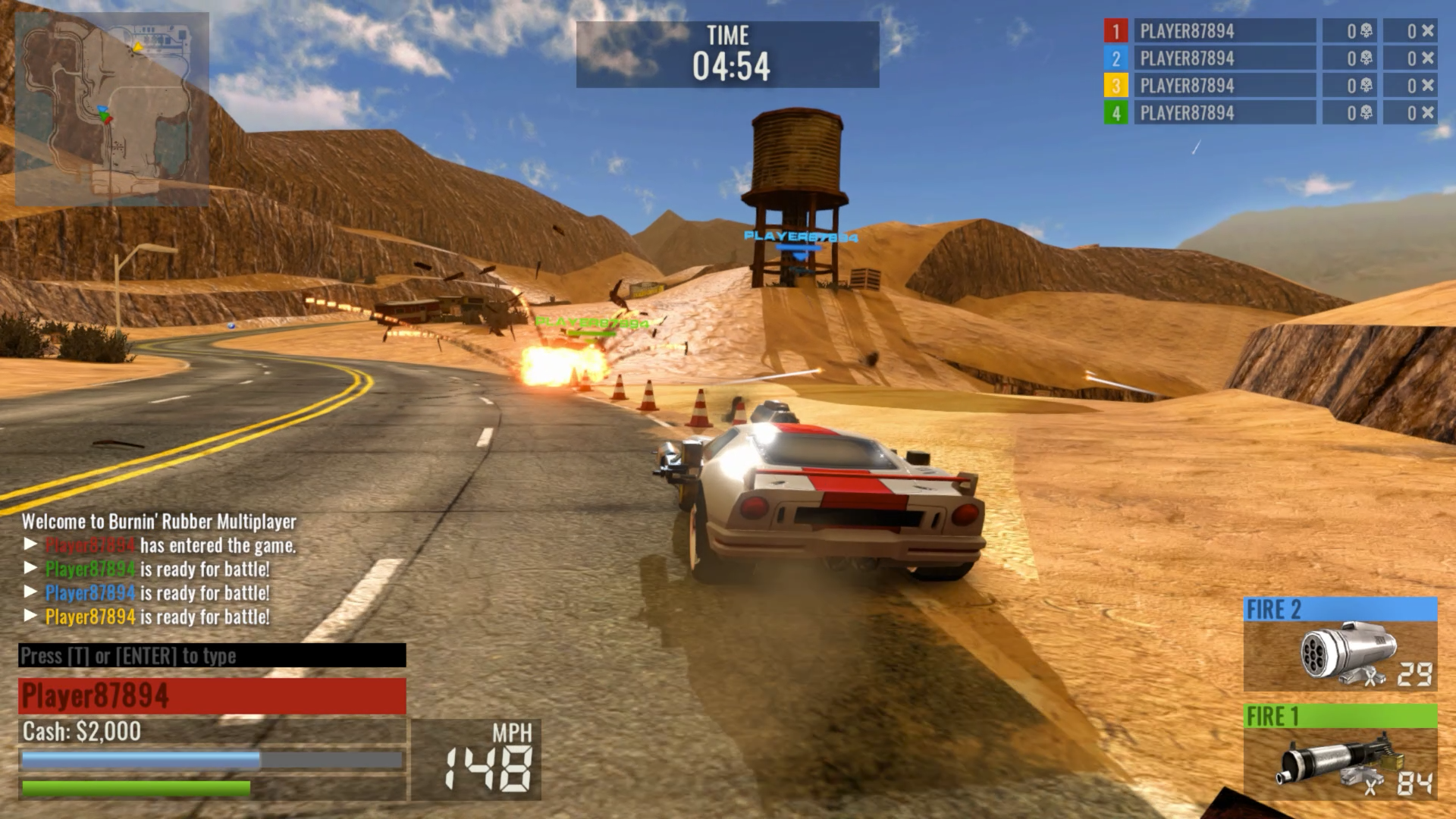 burnin rubber multiplayer 2022